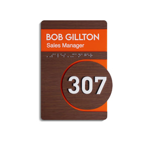 Іменна табличка з номером кабінету — "Genova" Дизайн